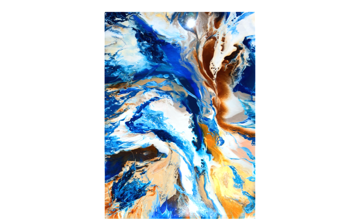 Blue Harmony  98x73x4